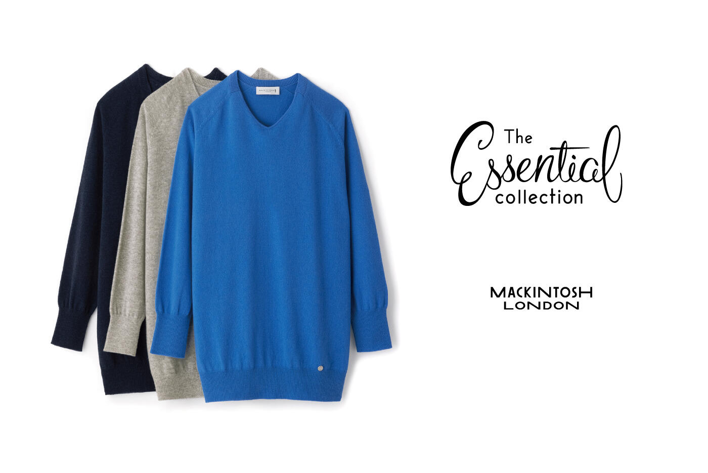 【AUTUMN&WINTER STYLING by 冨張 愛 #03】 カラー別・カシミヤVネックニットの3スタイル