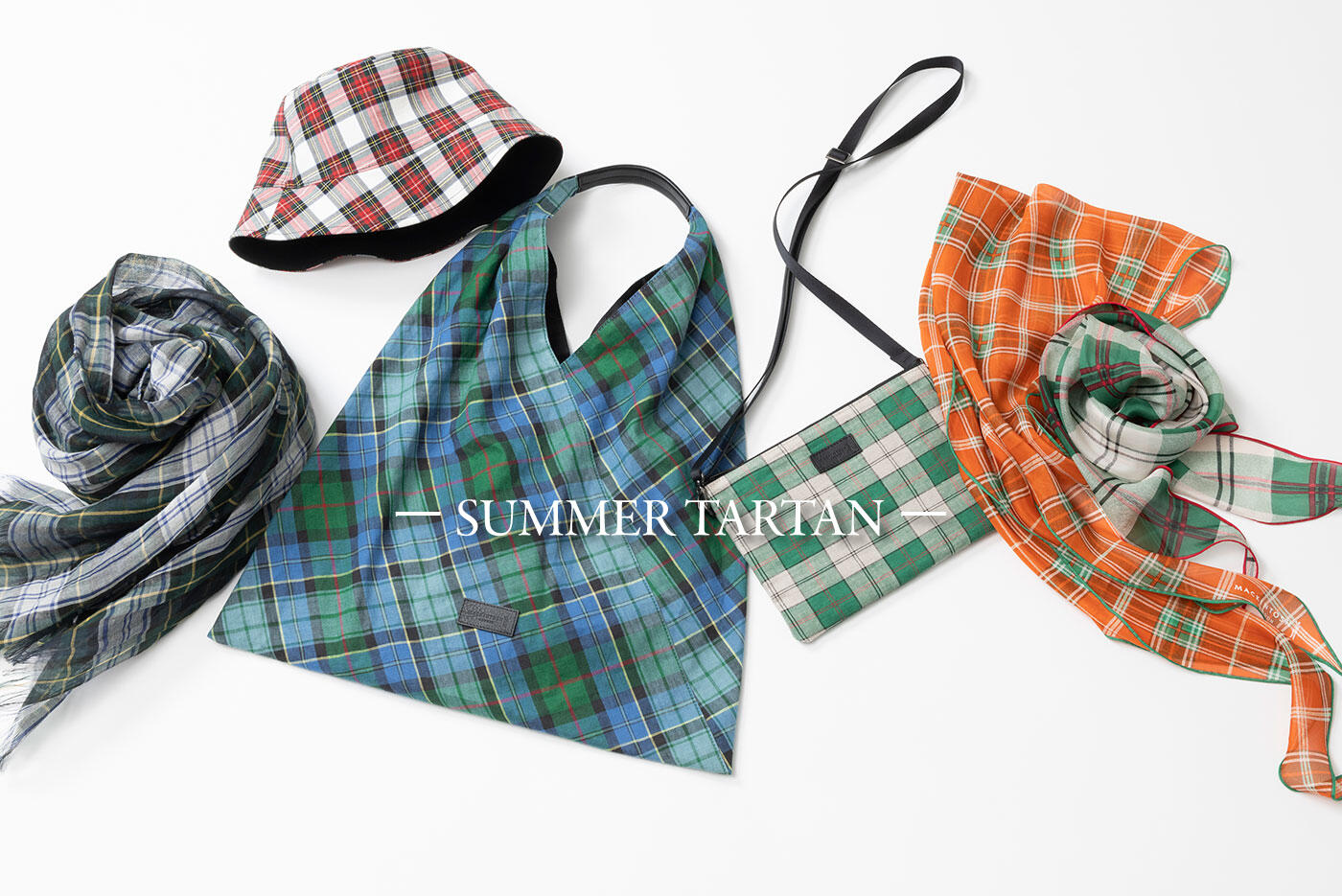 SUMMER TARTAN ~夏に取り入れる清涼タータンチェック~