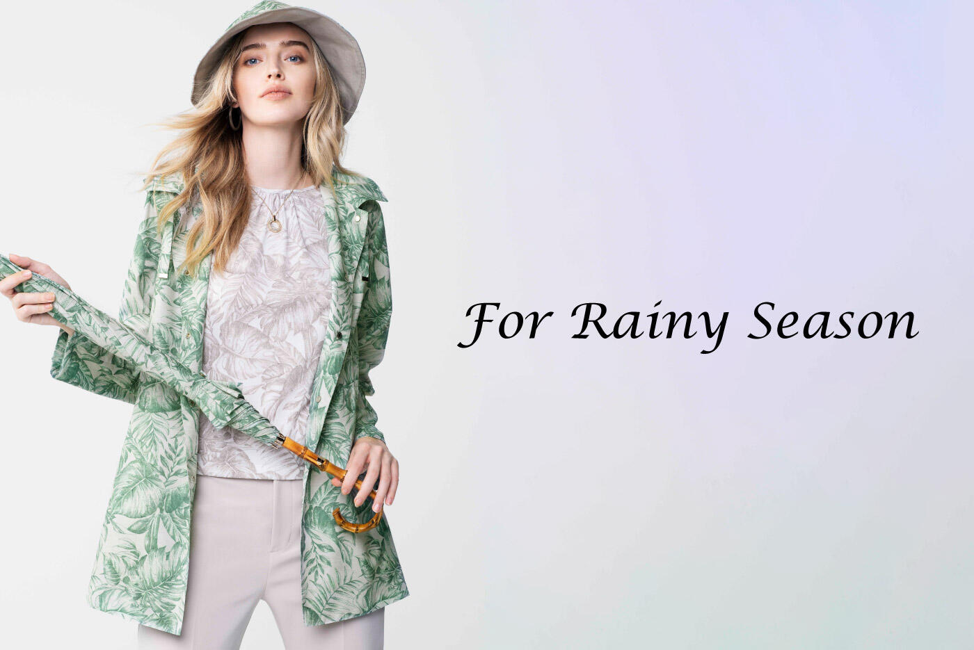 梅雨を軽やかに着こなす ―― 雨の日を彩るレインアイテム