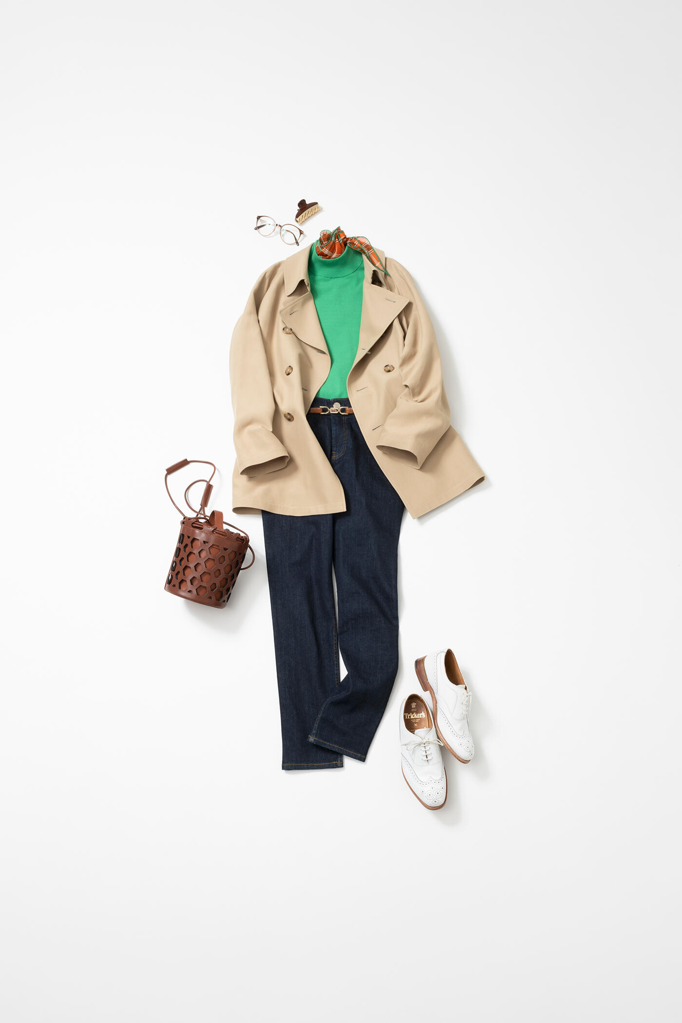 Spring & Summer Styling by 冨張 愛＃01】トレンチコート3型