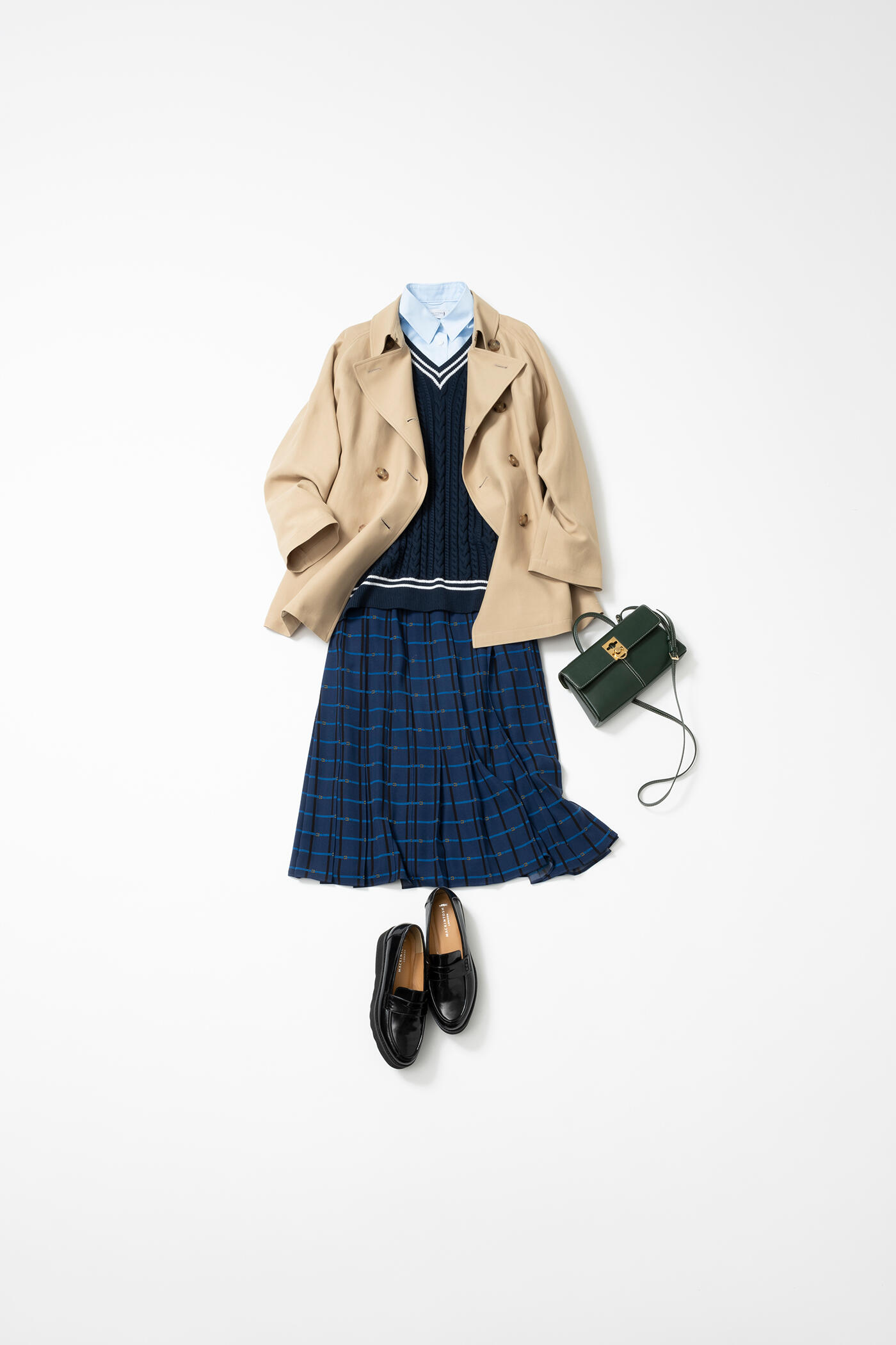 Spring & Summer Styling by 冨張 愛＃01】トレンチコート3型