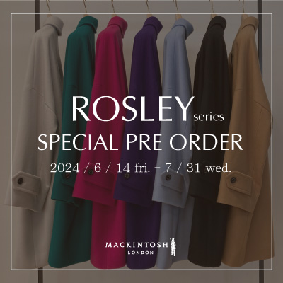 ROSLEY series
SPECIAL PRE ORDER
2024 / 6 / 14 fri. - 7 / 31 wed