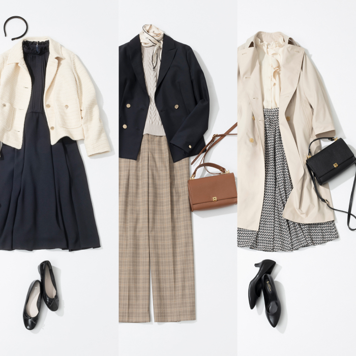 【25 Spring Styling by 亀 恭子 #03】 学校行事やきちんとシーンに活躍!春のオケージョンスタイル3選