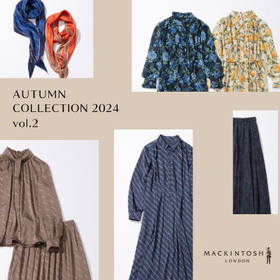 【AUTUMN COLLECTION 2024 vol.2】秋のプリントは「華やかクラシック」が気分