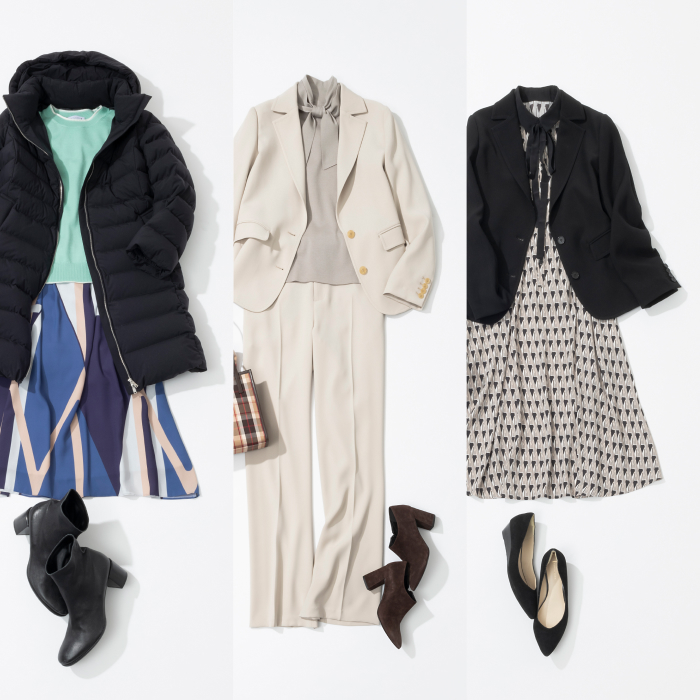 【24 Winter Styling by 亀 恭子 #02】 
新春のご挨拶に効く!シーン別・好印象スタイル3選