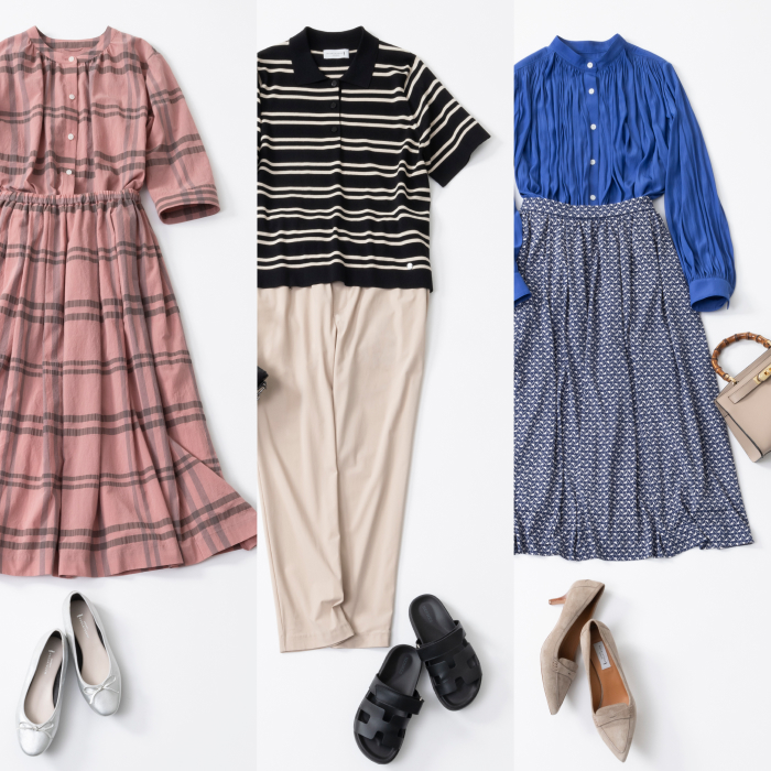 【24 Spring&Summer Styling by 冨張 愛 #07】
夏に推したい「シーン別・お出かけスタイル」3選
