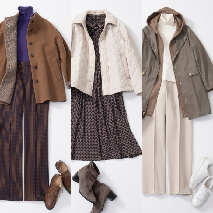 【24 Fall & Winter Styling by 冨張 愛 #04】 リラックス気分を誘う、週末アウター&コーデ3選