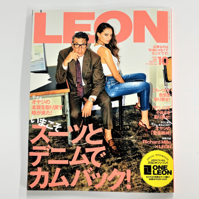 LEON10月号にマッキントッシュ ロンドン メンズの新作が紹介されました