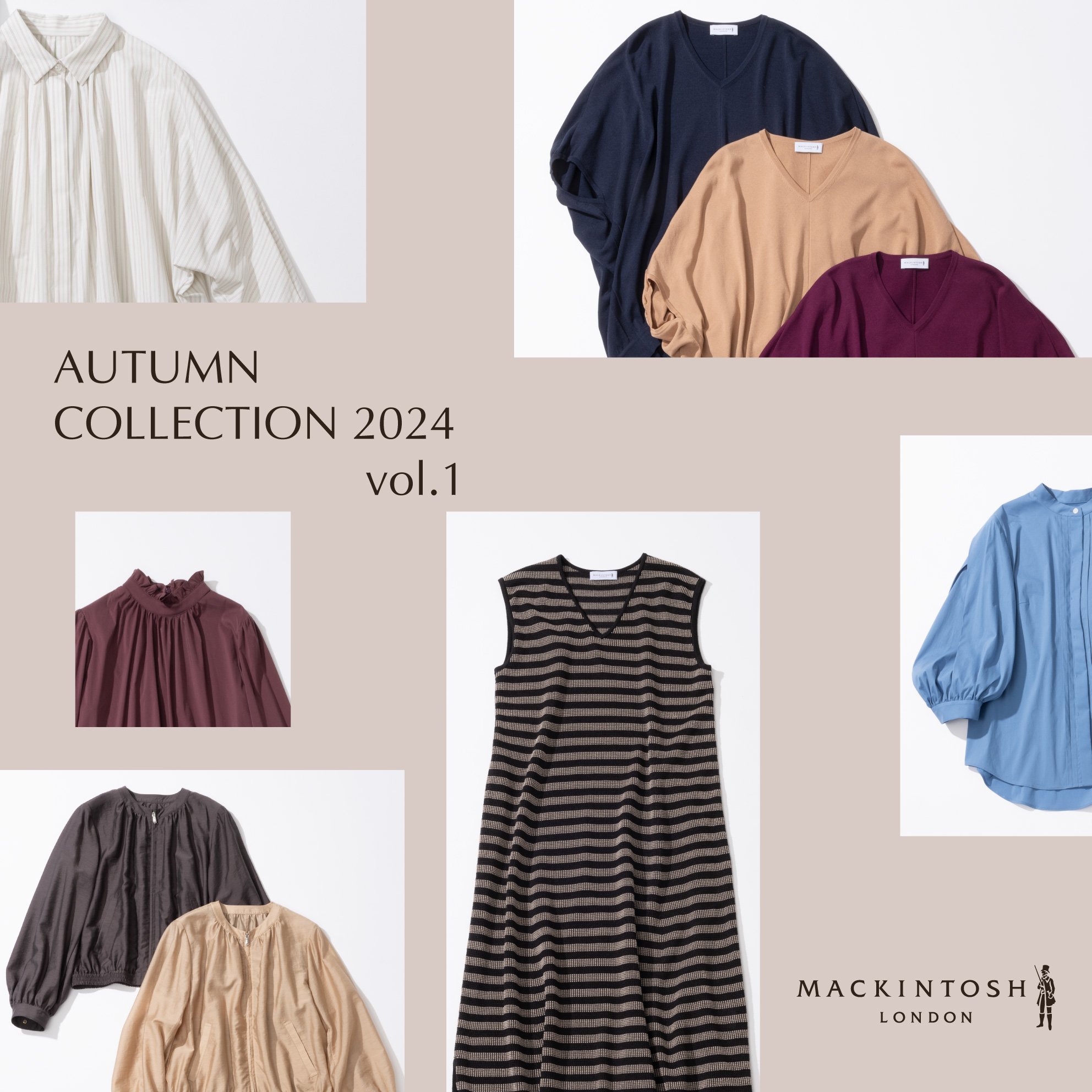 【AUTUMN COLLECTION 2024 vol.1】
おしゃれに差がつく!夏から秋へのブリッジアイテム